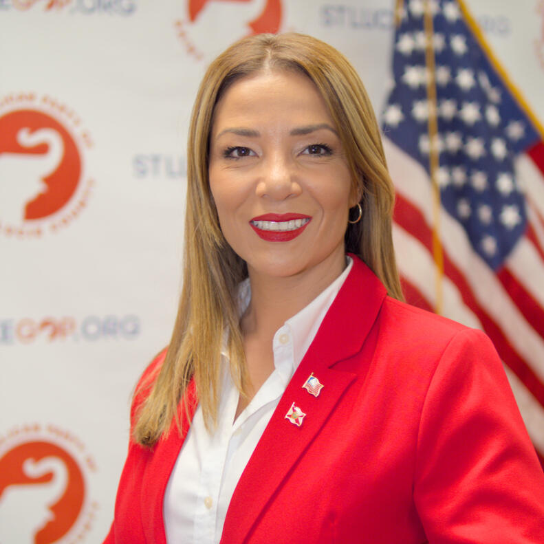 Vote Laura Roscoe, aka the Red Latina, for St. Lucie Republican State Committeewoman on August 20th!